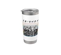 Friends Lunch Break Bicchiere termico in acciaio inox doppia parete