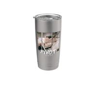 Friends Pivot Bicchiere termico in acciaio inox doppia parete
