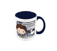 FRIENDS Pyramid International (Chandler Chibi) Blue Inner C Mug - Tazza in ceramica da 315 ml, taglia unica