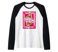Friends. Queen of Mums Maglia con Maniche Raglan