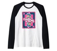 Friends. Queen of Mums Maglia con Maniche Raglan