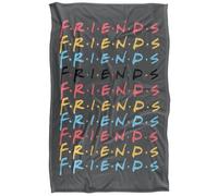 Friends Repeat Coperta super morbida al tatto setoso - 91 x 147 cm