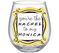 Friends " Sei The Rachel To My Monica " senza Stelo Vino Vetro Contiene 591ml