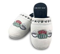 Pantofole Mule Slip-On bianche morbide da donna di Friends Central Perk (UK 5-7)