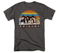 Friends Soda Fountain Maglietta Uomo Charcoal Maniche Corte 100% Cotone