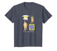 Friends Symbols Maglietta, Bambini, Pervinca, 3 Anni