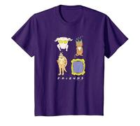 Friends Symbols Maglietta, Bambini, Viola, 8 Anni