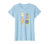 Friends Symbols Maglietta, Donna, Celeste, S