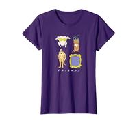 Friends Symbols Maglietta, Donna, Viola, XS