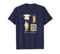 Friends Symbols Maglietta, Uomo, Navy, 4XL