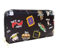 Friends The One With The Phrases Pivot Armadillo Borsa/Portamonete Clutch Tasca per Monete & Porta Carte, Nero