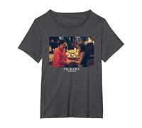 Friends The Ring Maglietta, Donna Plus-Size, Grigio Scuro, 2X