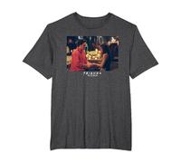 Friends The Ring Maglietta, Uomo Taglie Grandi, Grigio Scuro, 6X Tall