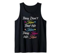 Friends They Don't Know Funny Graphic TV Vintage Cool Art Canotta