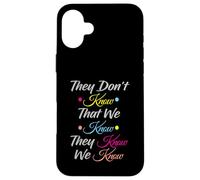 Friends They Don't Know Funny Graphic TV Vintage Cool Art Custodia per iPhone 16 Plus