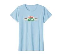 Friends Vintage Central Perk on White Maglietta, Donna, Celeste, M