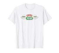 Friends Vintage Central Perk on White Maglietta, Uomo, Bianco, M