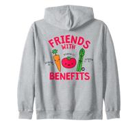 Friends with Benefits Veggies Felpa con Cappuccio