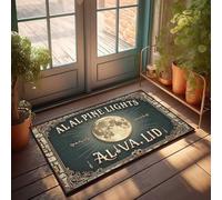 Friends Zerbino Alpine Lights: A Moonlit Adventure In Alva, zerbino per ingresso esterno, grandi zerbini Outdoo (65 x 90 cm)