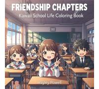 Friendship Chapters: Kawaii School Life Coloring Book - 40 Chibi Anime Scenes from Classroom to Festival -Japanese Memories Days Designs for Adults and Teens Relaxation