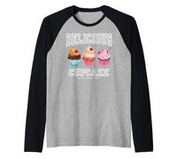 Friendship Forever Cupcakes, Birthday Cakes, Funny Cupcakes Maglia con Maniche Raglan