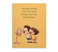 Friendship Love Poster International Friendship Day Celebration Wall-Art for Home Dorm School Decor(Unframed,12x18inch(30x45cm))