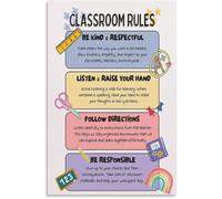 Friendship Rules Poster Classroom Community Decor