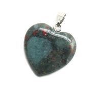 Frienemy Home Presents Bloodstone A Sospensione A Sospensione A Sospensione Crystal Crystal Healing Gemstone Pendant Pendant Biielli A Sospensione per Unisex, Colore Verde #Frienemy-2806