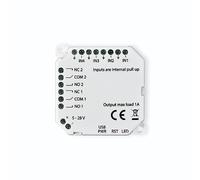 frient | Modulo IO | Modulo ingresso/uscita | Modulo di connettività smart home | Interfaccia smart home per dispositivi cablati | Zigbee | Funziona con Homey, Home Assistant e SmartThings