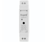 frient Relè Smart DIN | Interruttore di accensione/spegnimento da remoto | Funzionalità di misurazione della potenza integrata| Carica continua a 16A | Zigbee | Funziona con Homey e SmartThings