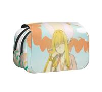 Frieren - Astuccio portapenne con stampa 3D, motivo anime, felce e stelle, per studenti, cancelleria e cosmetici, organizer per ragazzi e ragazze, Tipo 9, 21*7.5*10cm, Astuccio portamatite