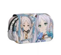 Frieren - Astuccio portapenne con stampa 3D, motivo anime, felce e stelle, per studenti, cancelleria e cosmetici, organizer per ragazzi e ragazze, Tipo 5, 21*7.5*10cm, Astuccio portamatite