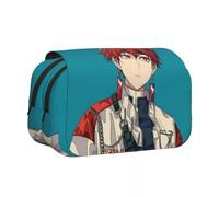 Frieren - Astuccio portapenne con stampa 3D, motivo anime, felce e stelle, per studenti, cancelleria e cosmetici, organizer per ragazzi e ragazze, Tipo 7., 21*7.5*10cm, Astuccio portamatite