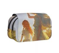 Frieren - Astuccio portapenne con stampa 3D, motivo anime, felce e stelle, per studenti, cancelleria e cosmetici, organizer per ragazzi e ragazze, Tipo 14., 21*7.5*10cm, Astuccio portamatite