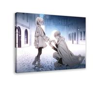 Frieren:Beyond Journey's End Anime 26 poster su tela decorazione artistica da parete per soggiorno camera da letto decorazione 50 x 75 cm