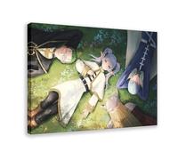 Frieren: Beyond Journey's End Anime 7, poster su tela, decorazione artistica da parete per soggiorno e camera da letto, 50 x 75 cm