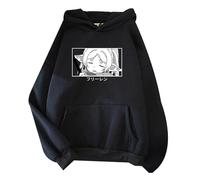 Frieren: Beyond Journey's End Felpa Giapponese con Cappuccio Anime Felpe Moda Pullover Kawaii Ragazza Vestiti Caldo con Cappuccio Tops Manica Lunga