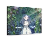 Frieren: Beyond Journey's End, poster su tela a tema anime, decorazione artistica da parete per soggiorno, camera da letto, 50 x 75 cm
