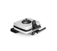 frifri Waffle Héritage Cool Touch da 1200 W, con piastre rimovibili antiaderenti in ghisa di alluminio, con termostato e funzione girevole per una cottura uniforme, grigio