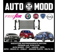 FRIGAIR RADIATORE RAFFREDDAMENTO MOTORE ALFA ROMEO FIAT LANCIA OPEL