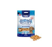 Frigera Snack per cani, Semi-Moist Soft Treats Salmone & Riso 165 g, Deliziosa ricompensa per l'allenamento e nel mezzo, Senza zucchero aggiunto