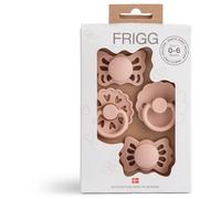 FRIGG Baby's First Pacifier Floral heart ciuccio Blush