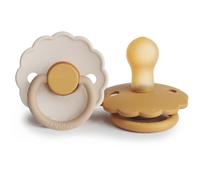 FRIGG Daisy Size 1:0-6 months ciuccio Chamomile/Honey gold 2 pz