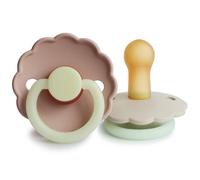 FRIGG Daisy Size 2:6-18 months ciuccio Blush night/Cream night 2 pz