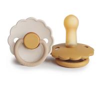 FRIGG Daisy Size 2:6-18 months ciuccio Chamomile/Honey gold 2 pz