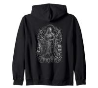 Frigg Dea Norrena Mitologia Vichinga Rune Felpa con Cappuccio