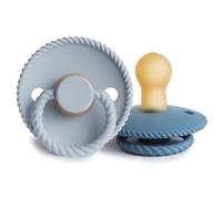 FRIGG Rope Size 1:0-6 months ciuccio Ocean View/Powder Blue 2 pz