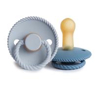 FRIGG Rope Size 2:6-18 months ciuccio Ocean View/Powder Blue 2 pz