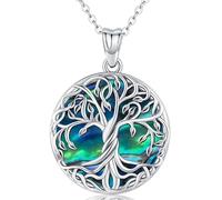 Friggem Collana Donna Albero della Vita in Argento Sterling 925 Albero della Vita Ciondolo Idee Regalo Gioielli Donna Originale per Mamma Moglie Fidanzata Figlia Sorella