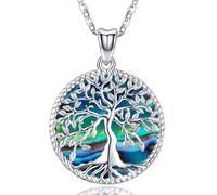 Friggem Collana Donna Albero della Vita in Argento Sterling 925 Albero della Vita Ciondolo Idee Regalo Gioielli Donna Originale per Mamma Moglie Fidanzata Figlia Sorella